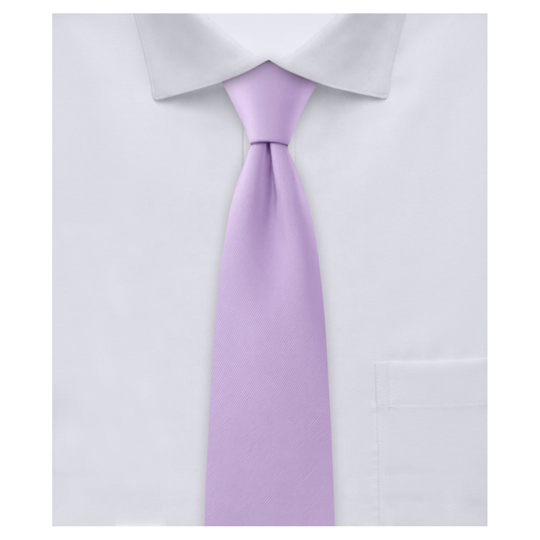 Solid Slim Tie - Lavender