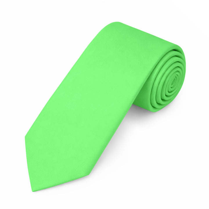 Kids' Prep Solid Tie - Lime Green