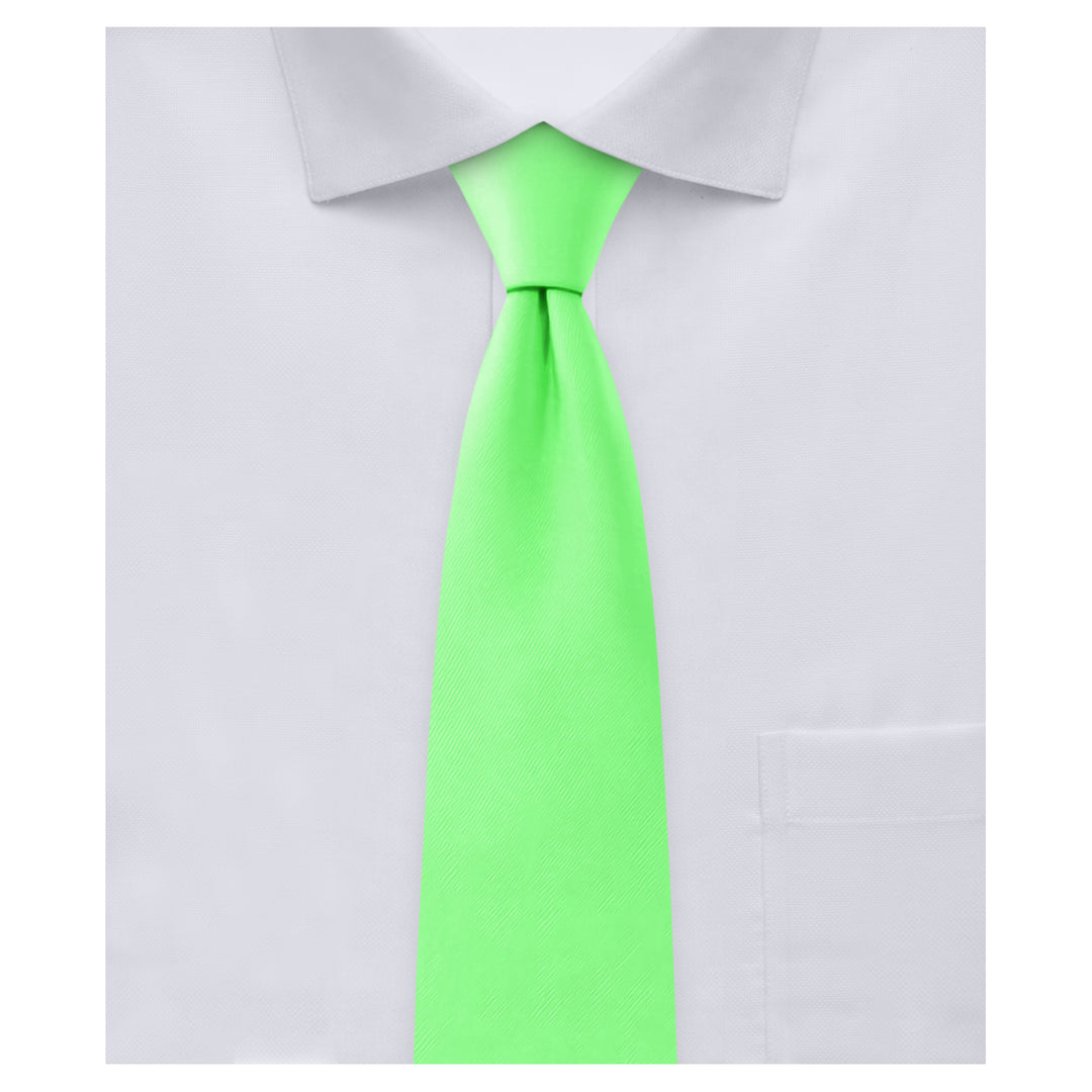 Kids' Prep Solid Tie - Lime Green
