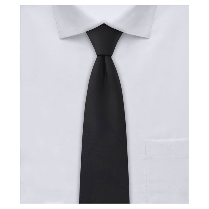 Solid Slim Tie - Black