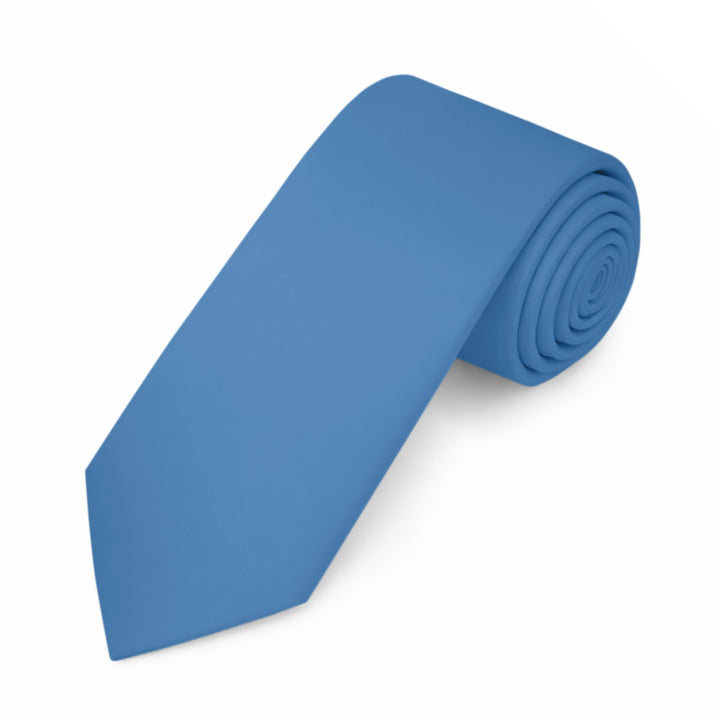 Solid Slim Tie - Ocean Blue