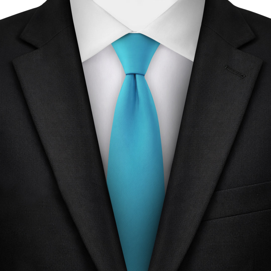 Kids' Prep Solid Tie - Turquoise