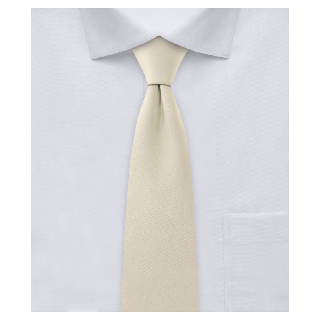 Wedding Solid Slim Tie - Champagne