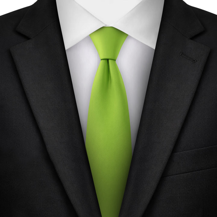 Solid Slim Tie - Apple Green