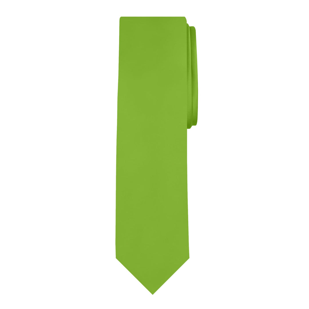 Wedding Solid Slim Tie - Apple Green