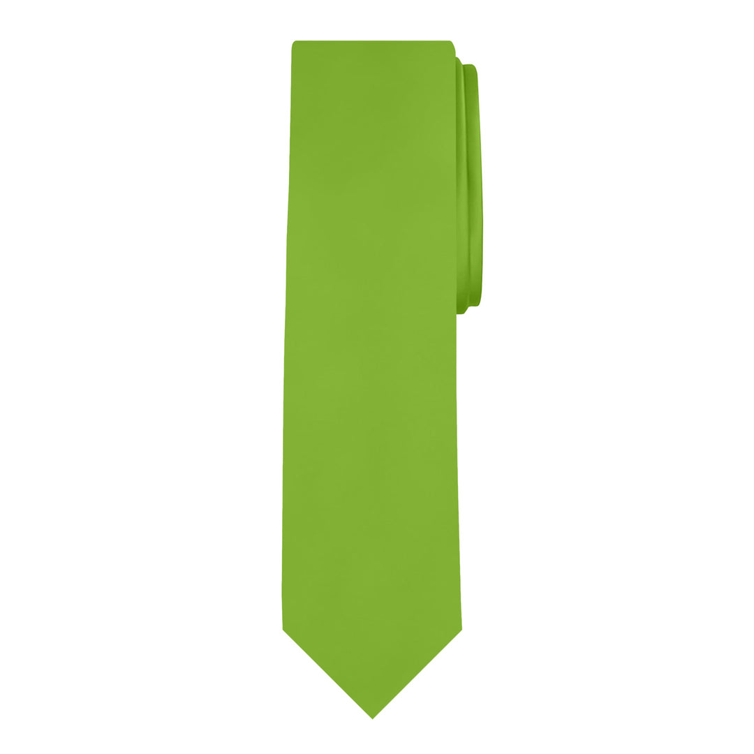 Solid Slim Tie - Apple Green