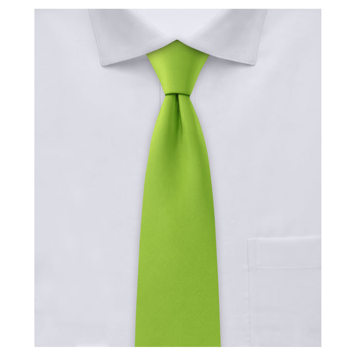 Kids' Prep Solid Tie - Apple Green