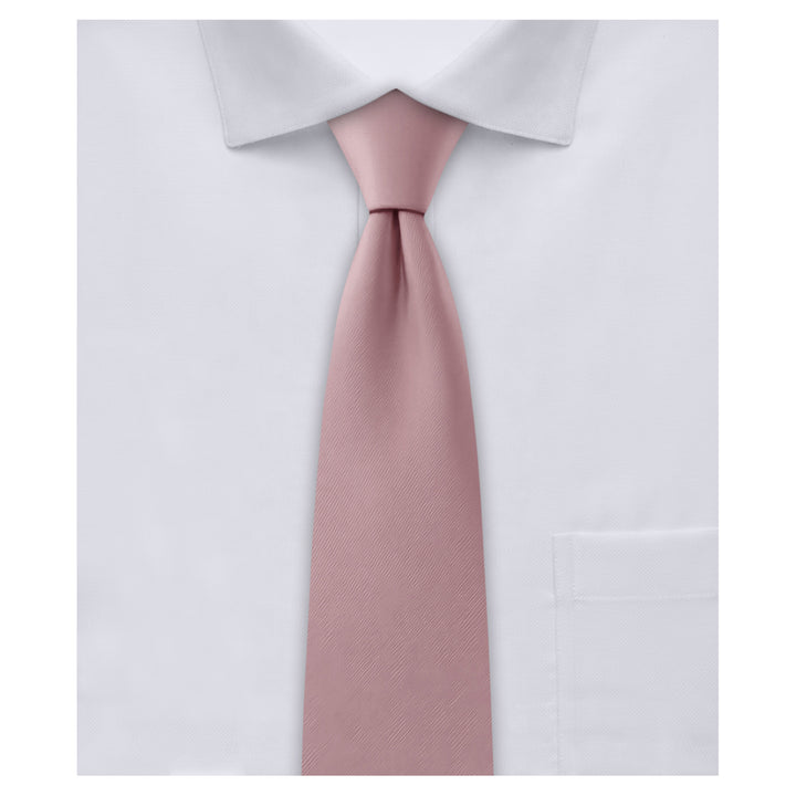 Kids' Solid 11" Clip-On Tie - Dusty Rose