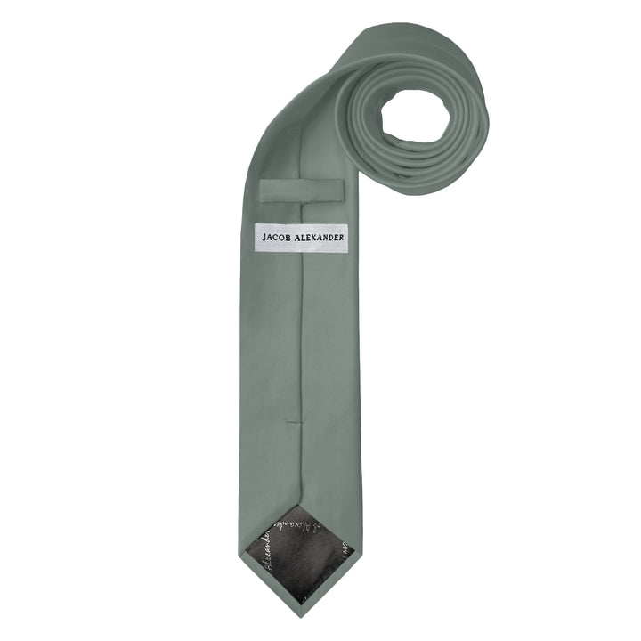 Solid Slim Tie - Dusty Sage