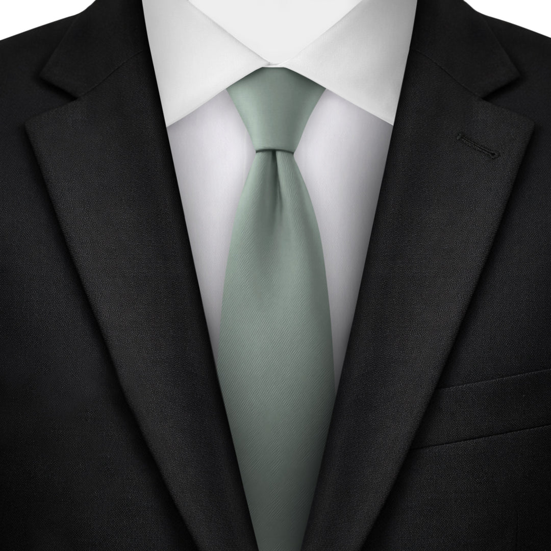 Kids' Prep Solid Tie - Dusty Sage