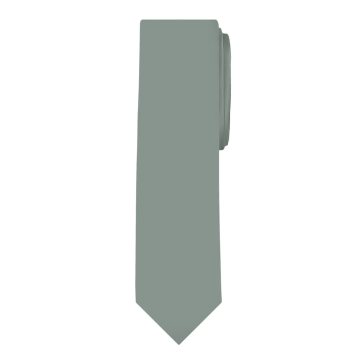 Solid Slim Tie - Dusty Sage