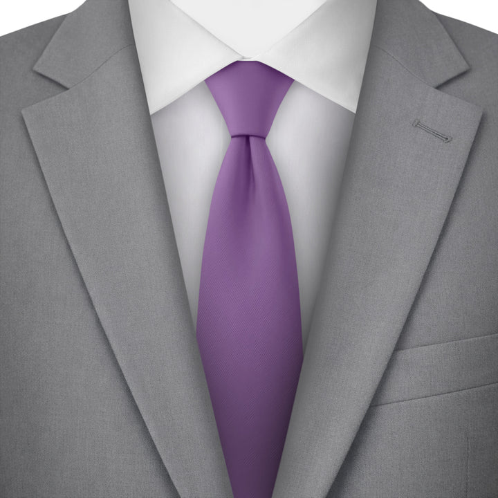 Kids' Solid 14" Clip-On Tie - Wisteria