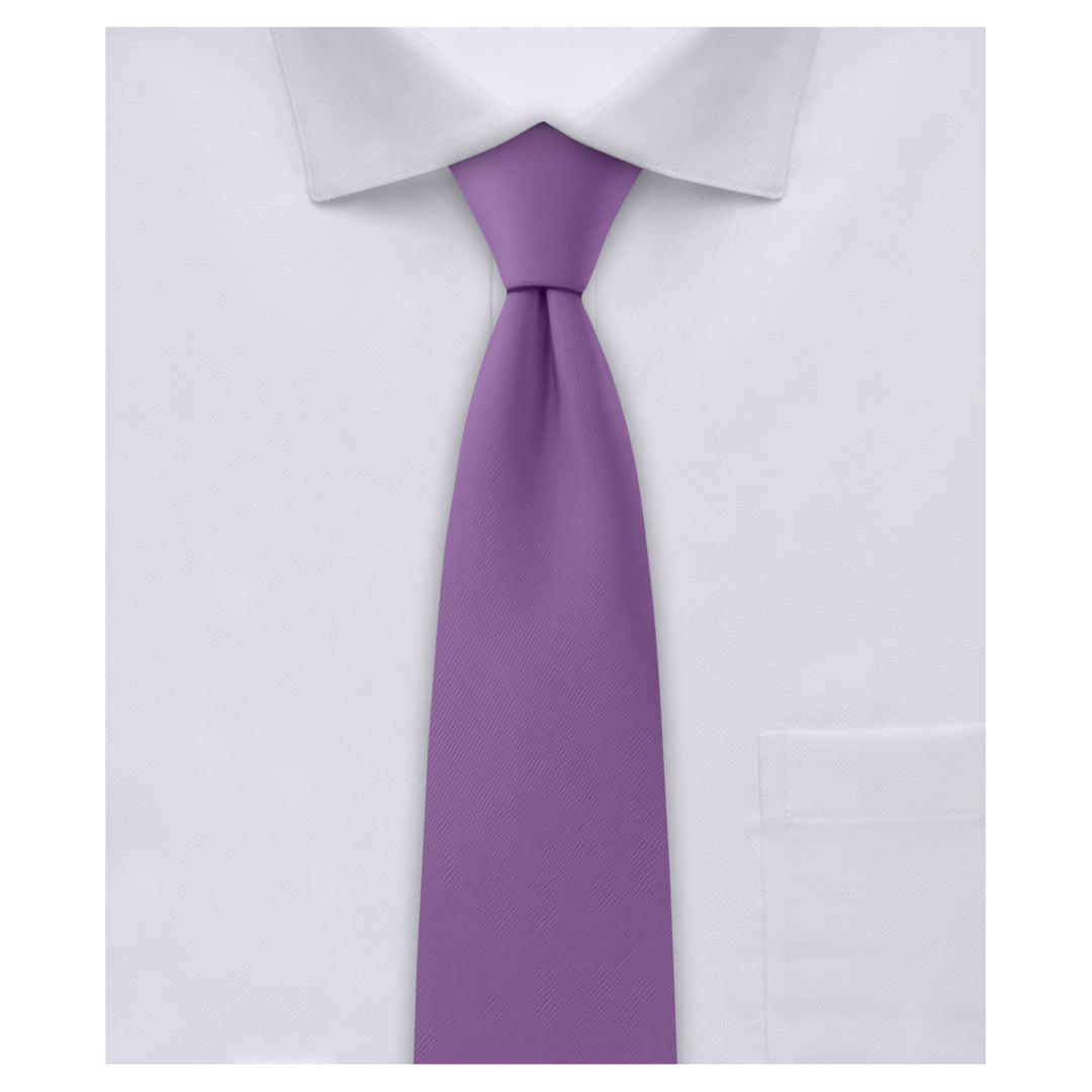 Solid Slim Tie - Wisteria