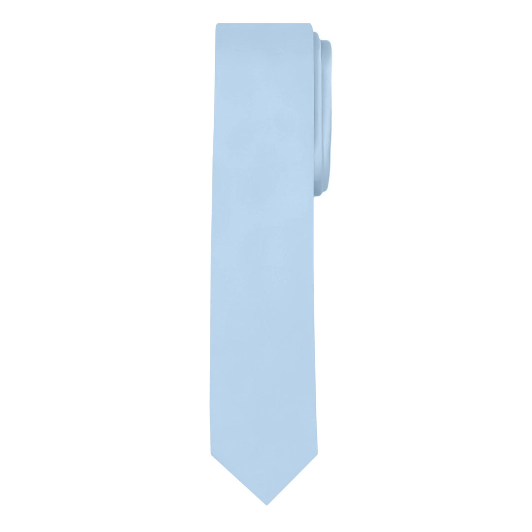 Wedding Solid Skinny Tie - Sky Blue