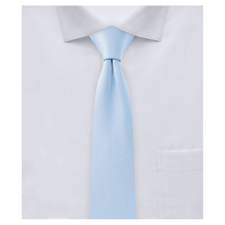Solid Skinny Tie - Sky Blue