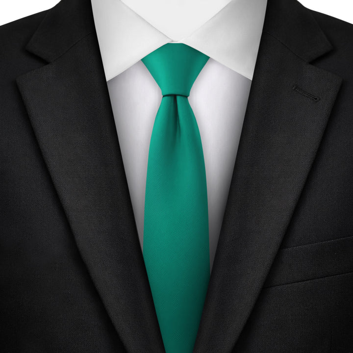 Solid Skinny Tie - Kelly Green