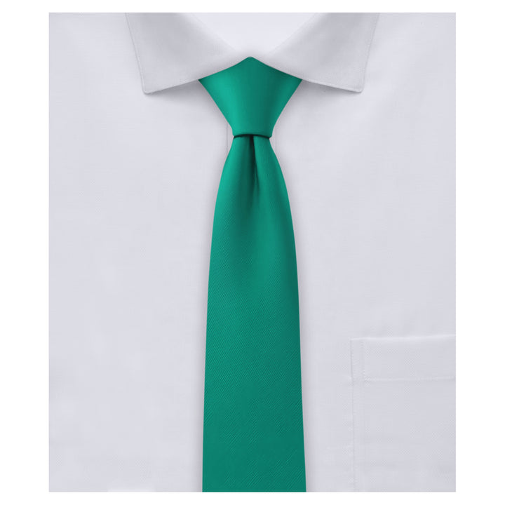 Solid Skinny Tie - Kelly Green