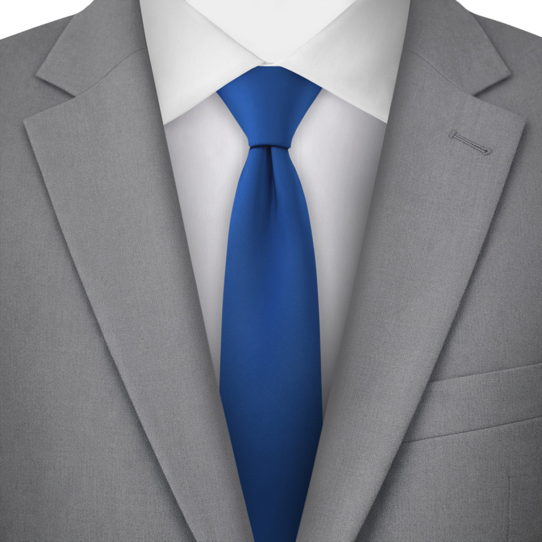 Solid Skinny Tie - Royal Blue