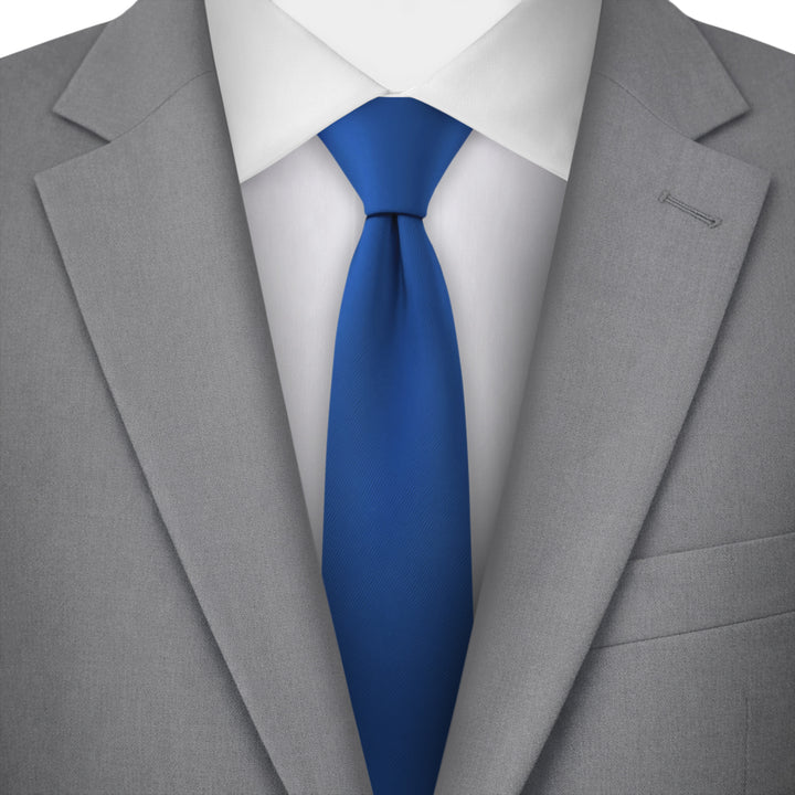 Solid Skinny Tie - Royal Blue