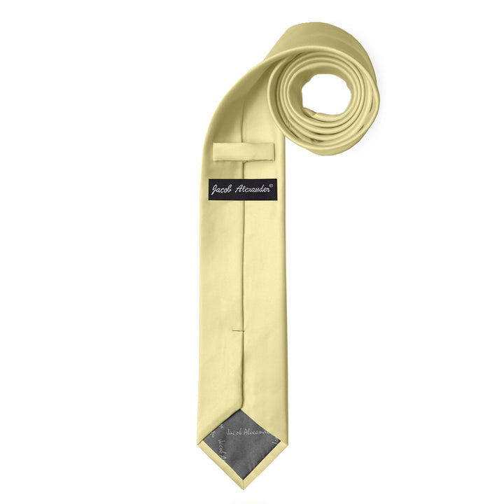 Solid Skinny Tie - Yellow