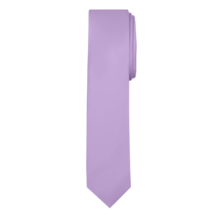 Solid Skinny Tie - Lavender