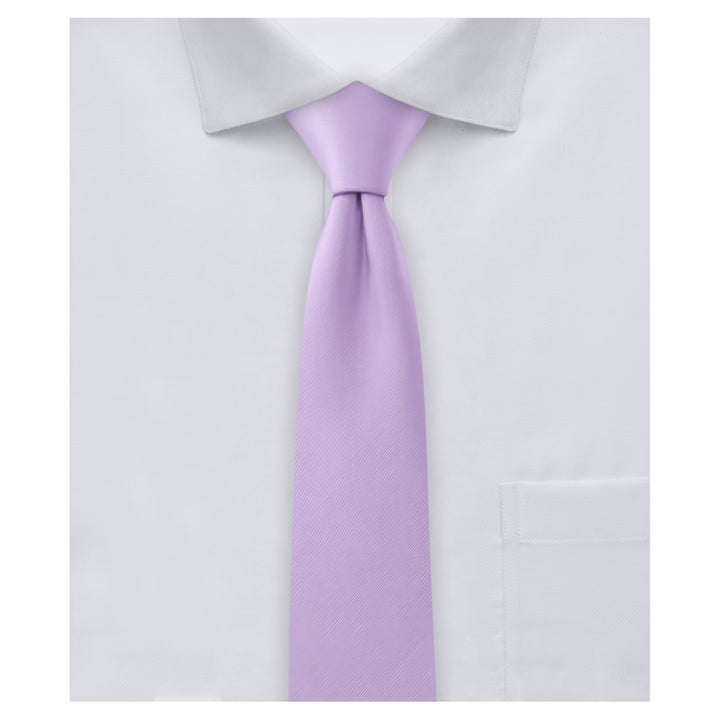 Solid Skinny Tie - Lavender