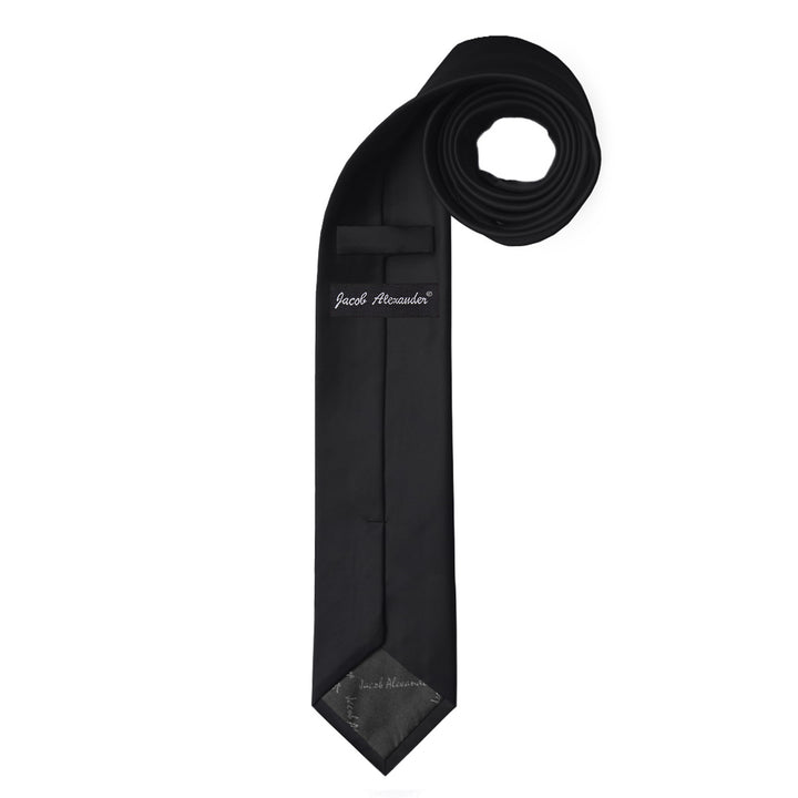 Solid Skinny Tie - Black