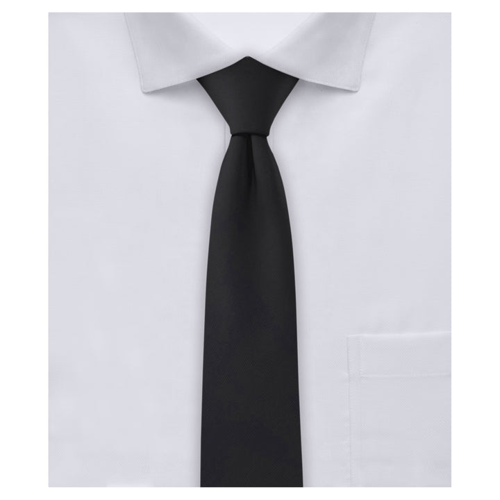Solid Skinny Tie - Black