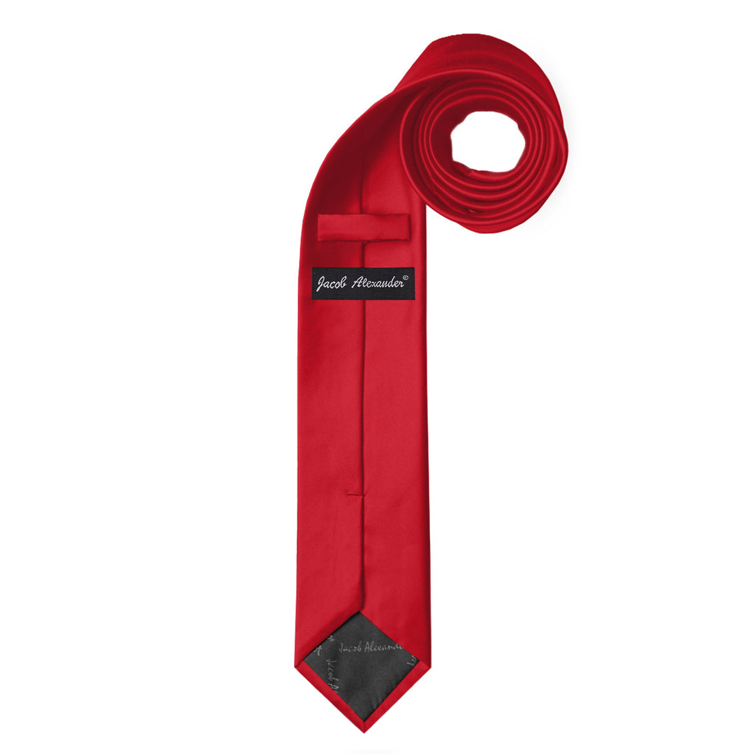 Solid Skinny Tie - Red