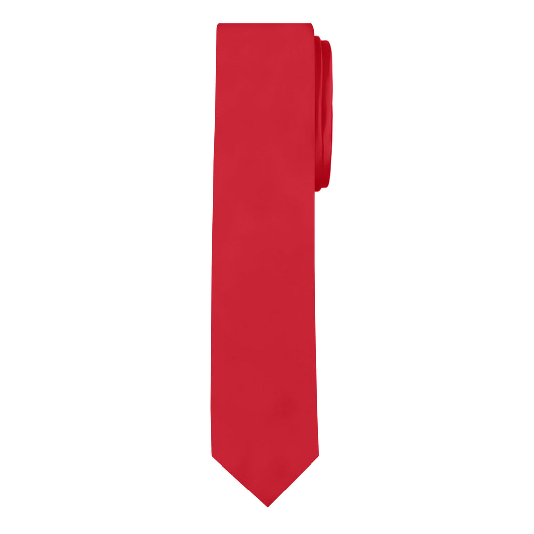 Solid Skinny Tie - Red