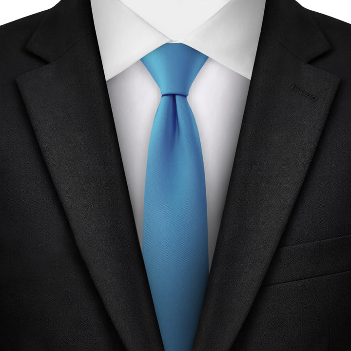 Solid Skinny Tie - Ocean Blue