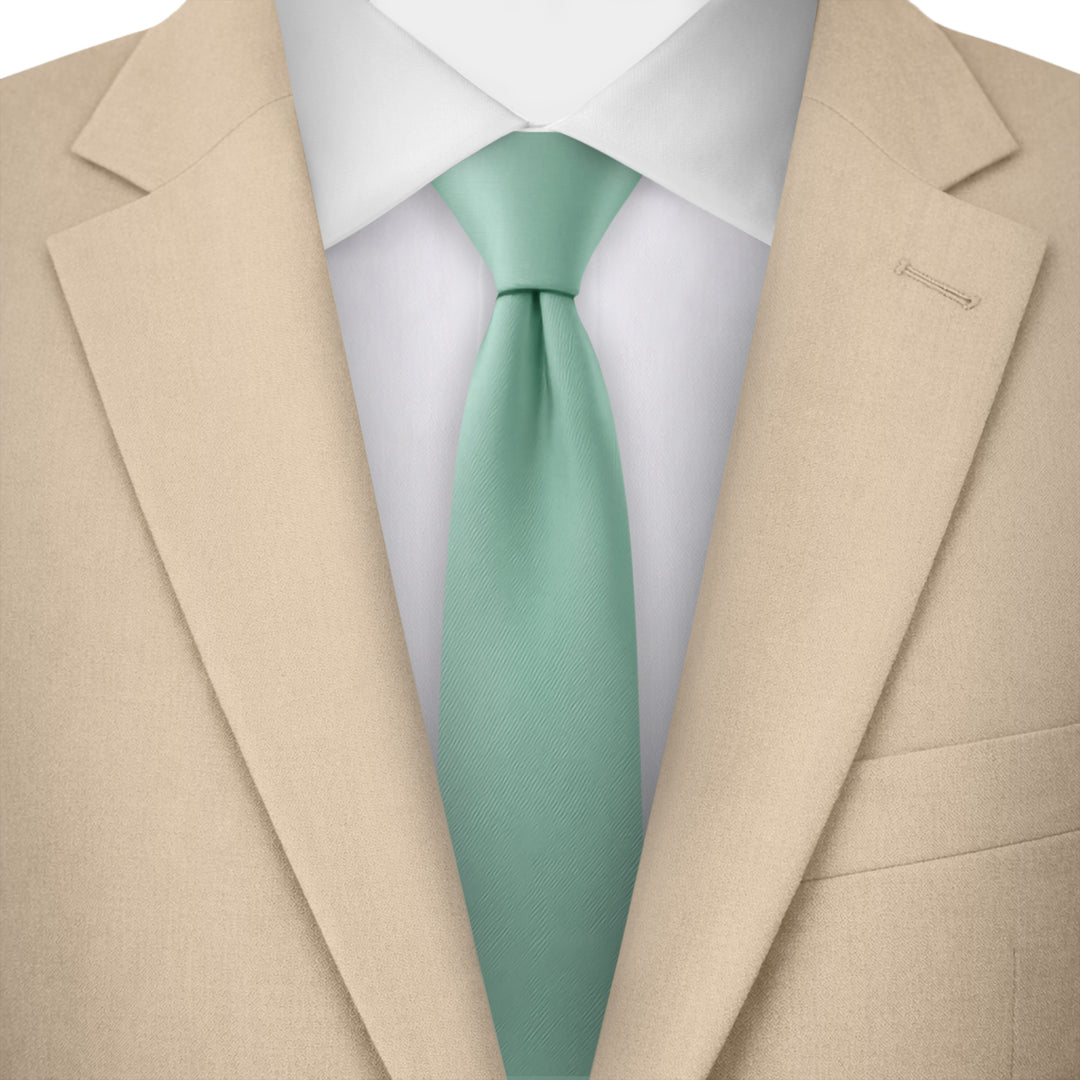 Solid Skinny Tie - Seafoam