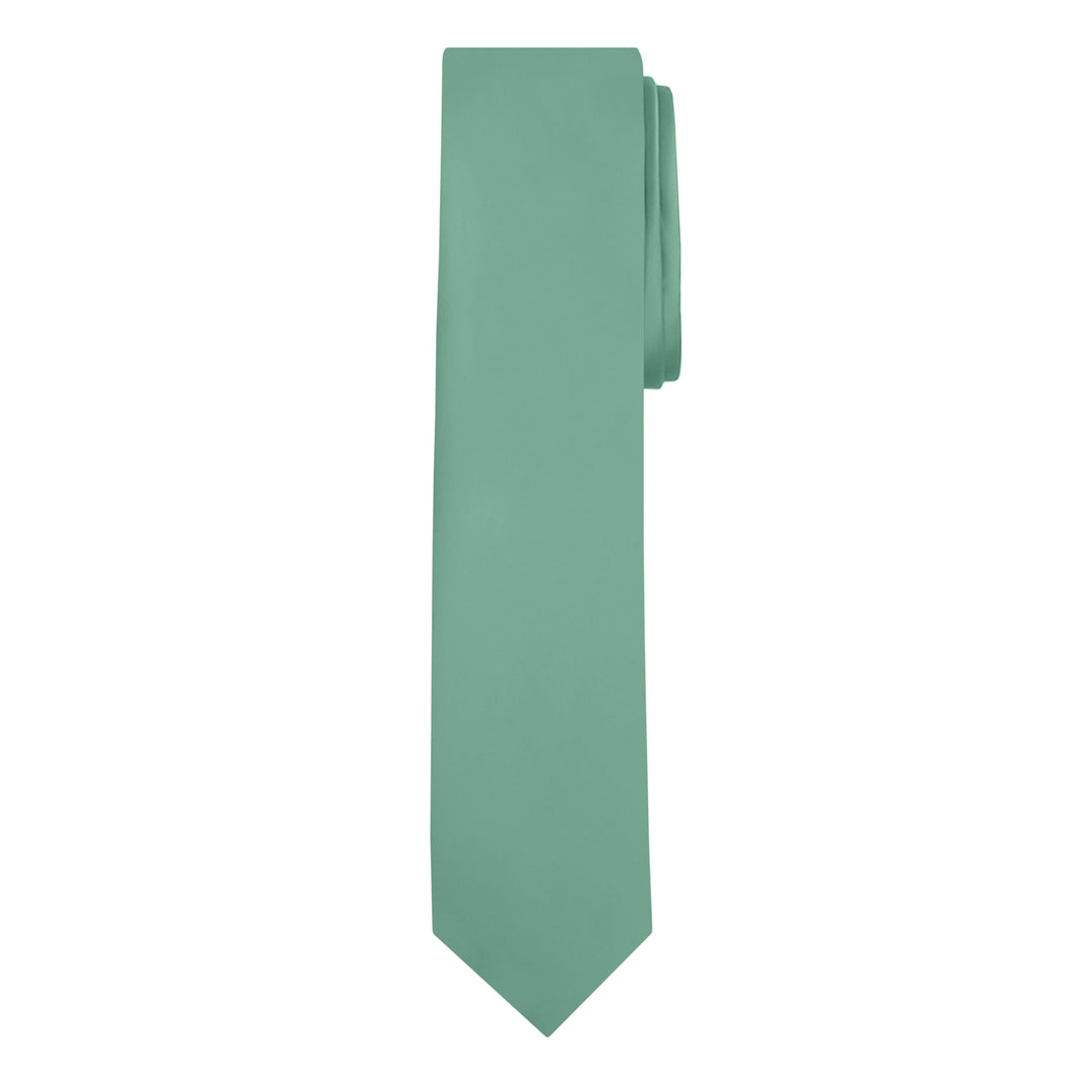 Solid Skinny Tie - Seafoam