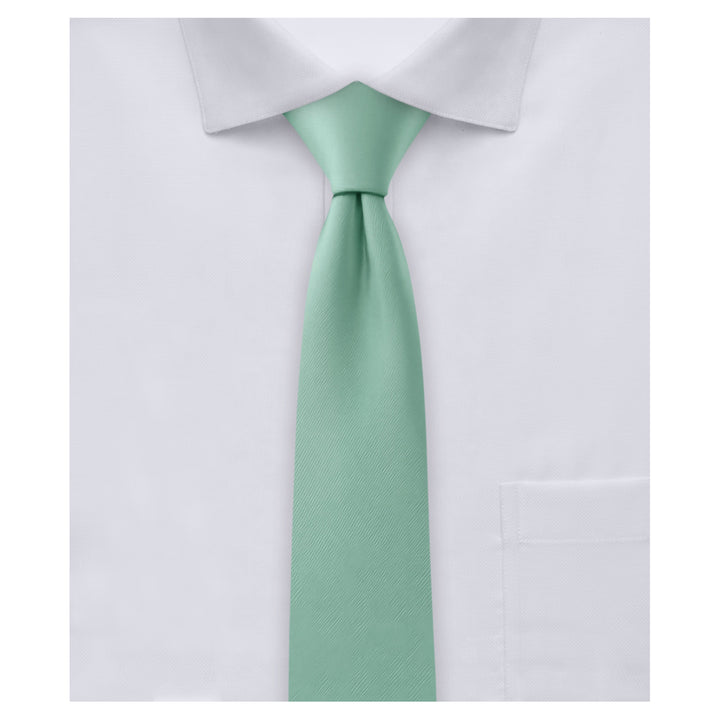 Solid Skinny Tie - Seafoam