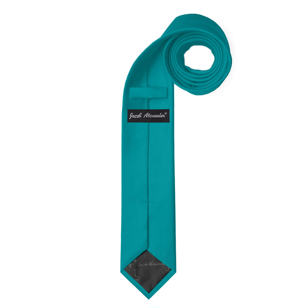 Solid Skinny Tie - Teal