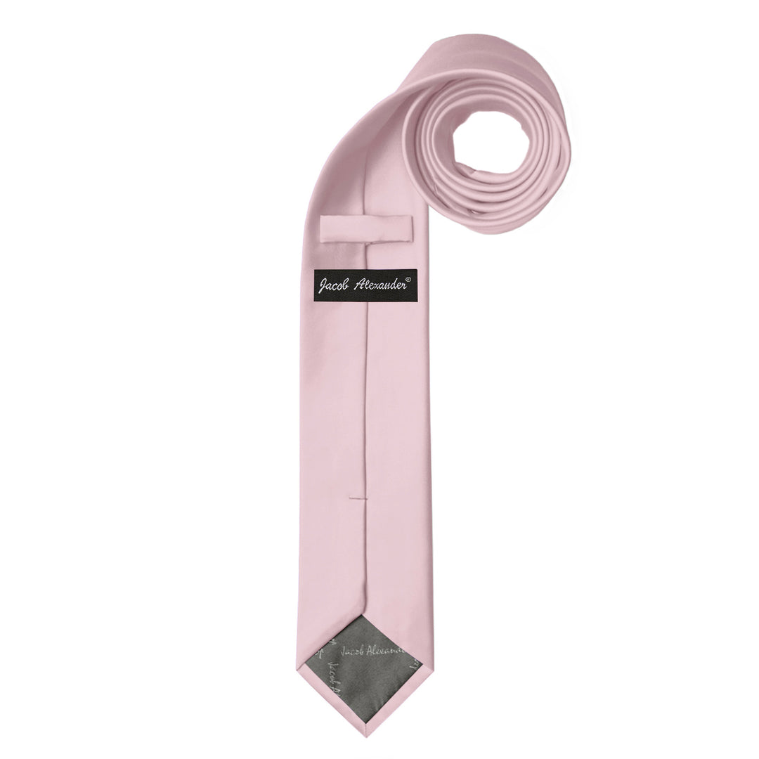 Solid Skinny Tie - Bridal Pink