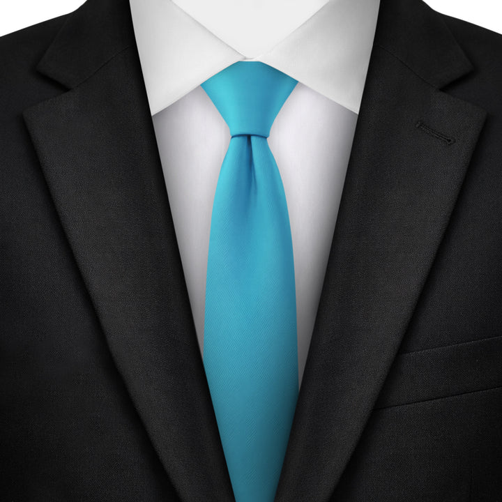 Solid Skinny Tie - Turquoise