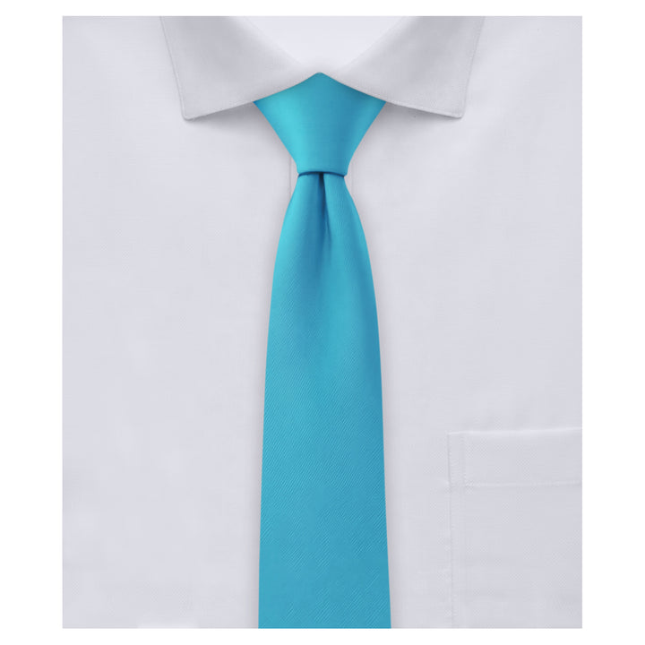 Solid Skinny Tie - Turquoise