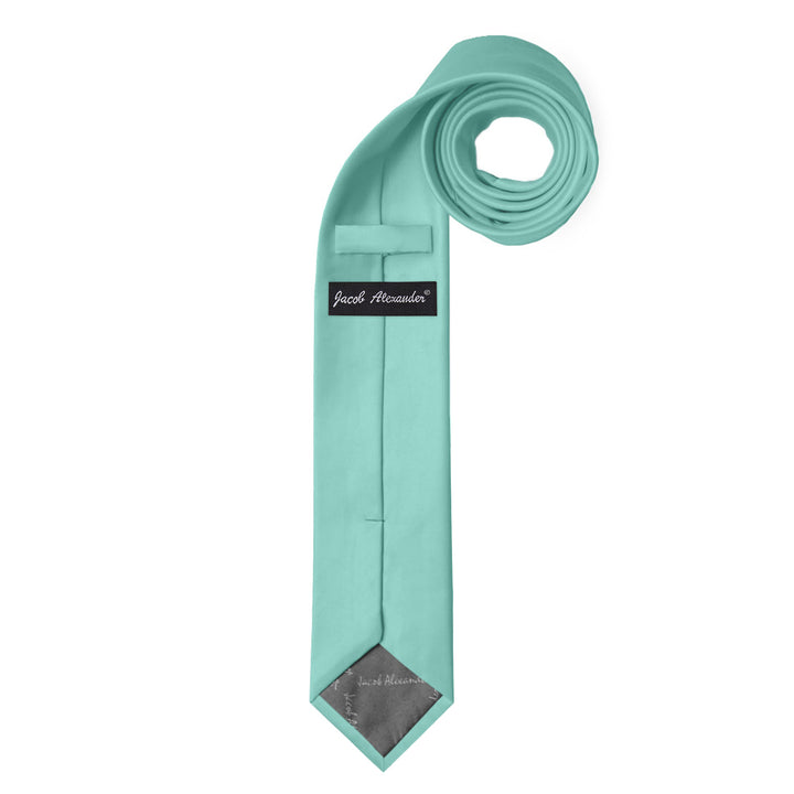 Solid Skinny Tie - Aqua