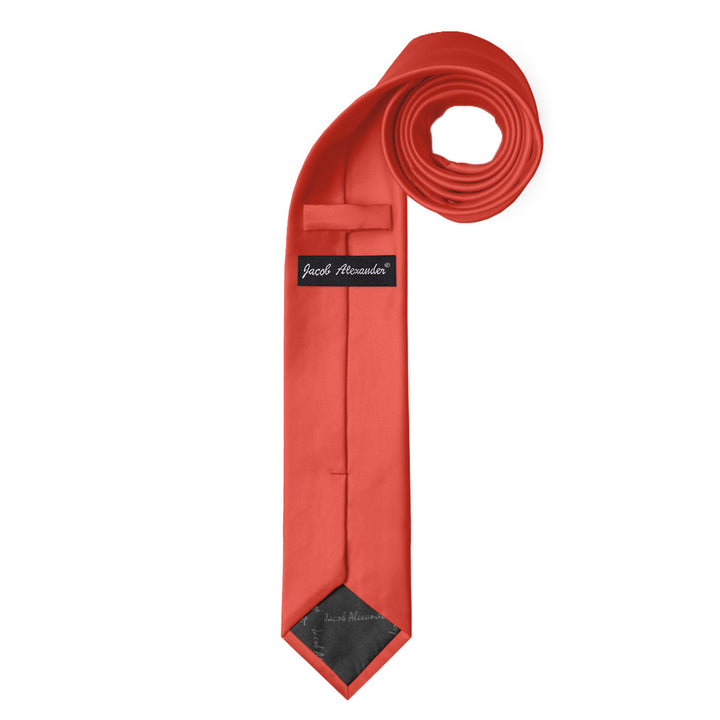 Solid Skinny Tie - Coral