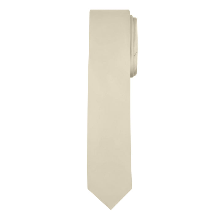 Solid Skinny Tie - Champagne