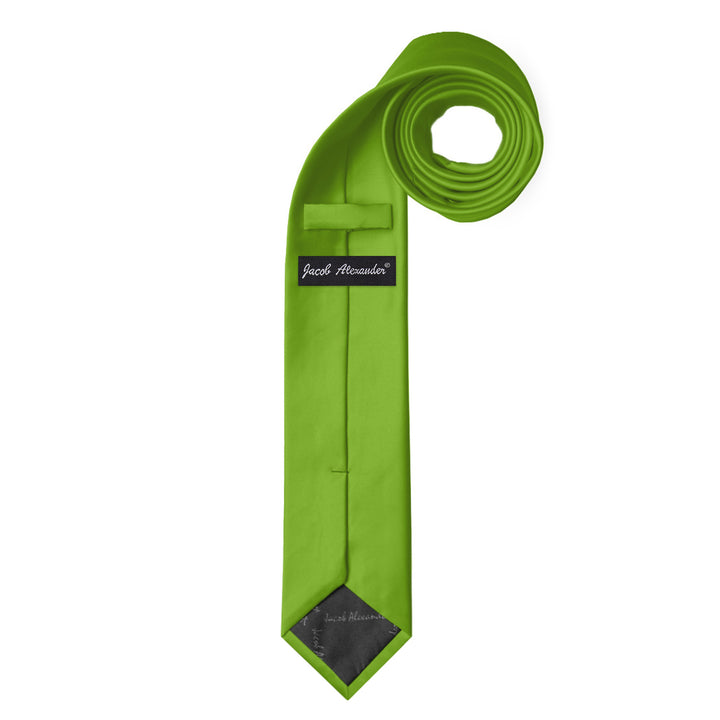 Solid Skinny Tie - Apple Green