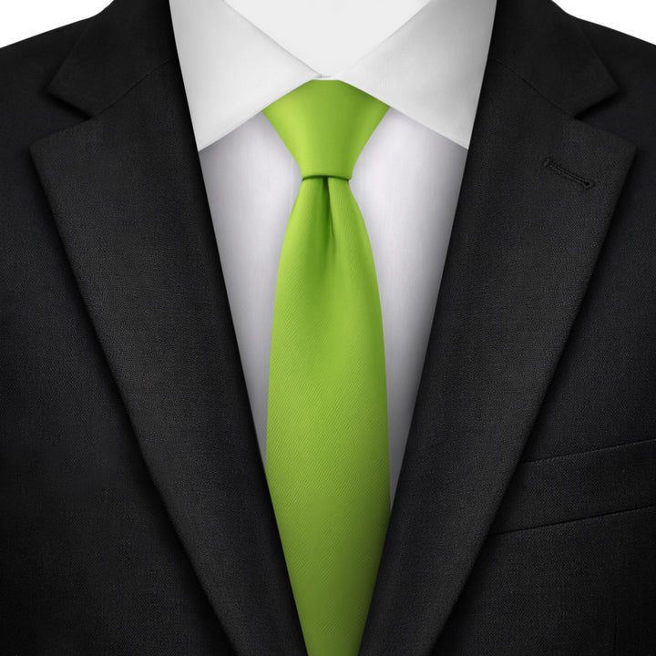 Solid Skinny Tie - Apple Green