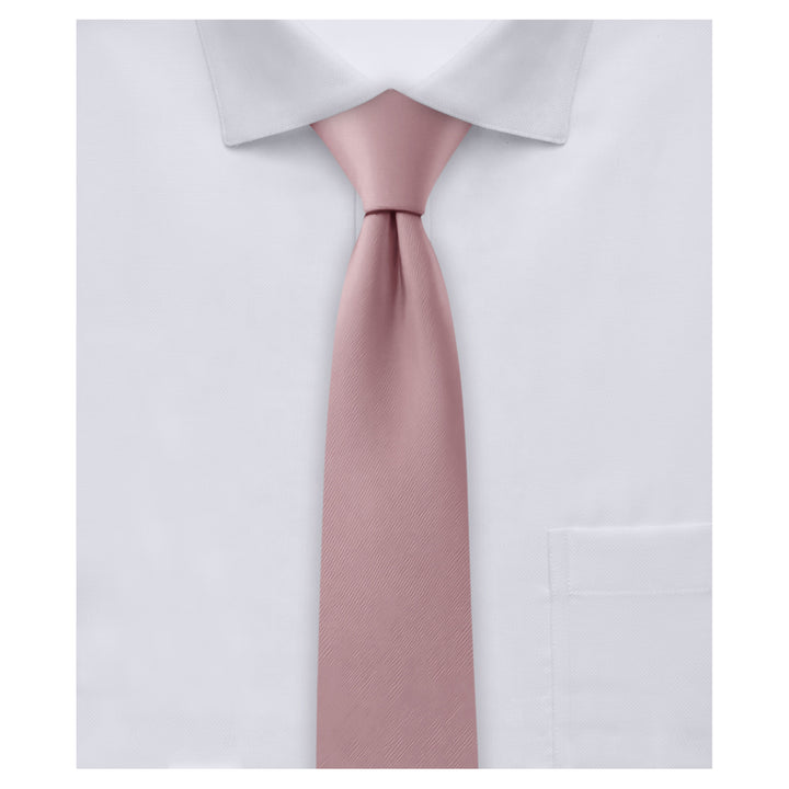 Solid Skinny Tie - Dusty Rose
