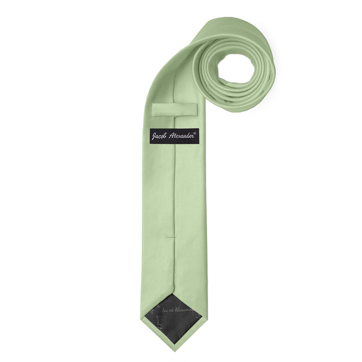 Solid Skinny Tie - Honeydew