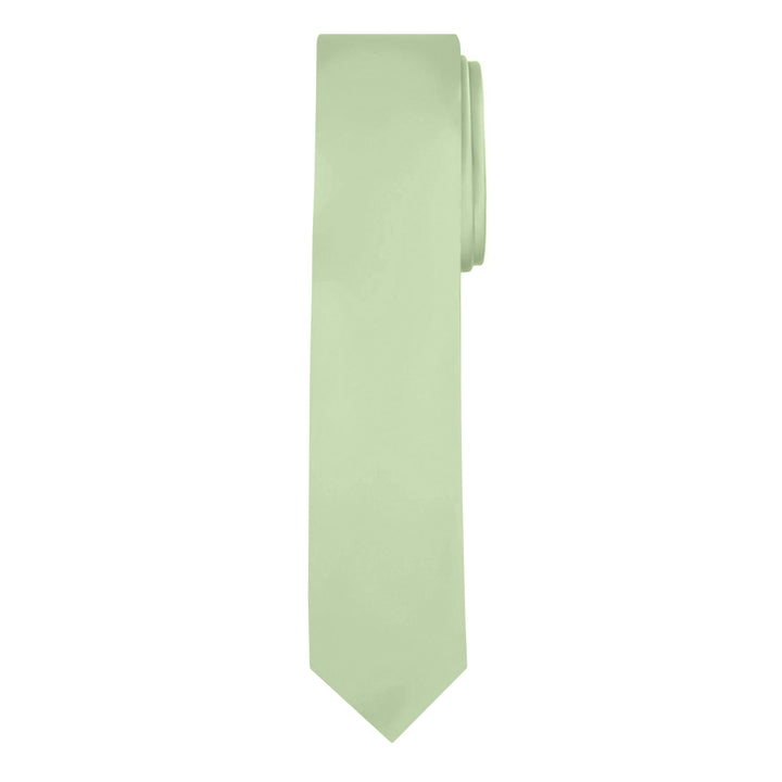 Solid Skinny Tie - Honeydew