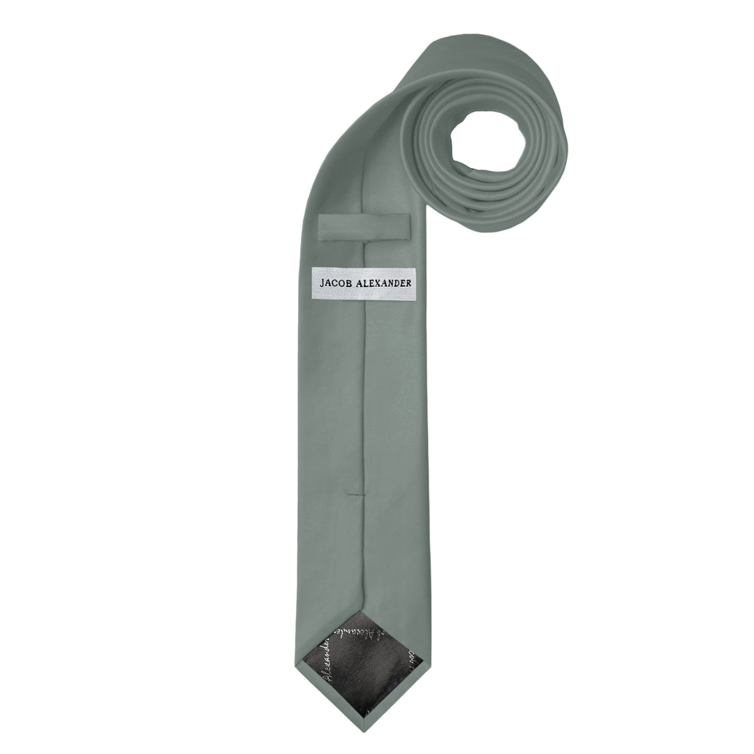 Solid Skinny Tie - Dusty Sage