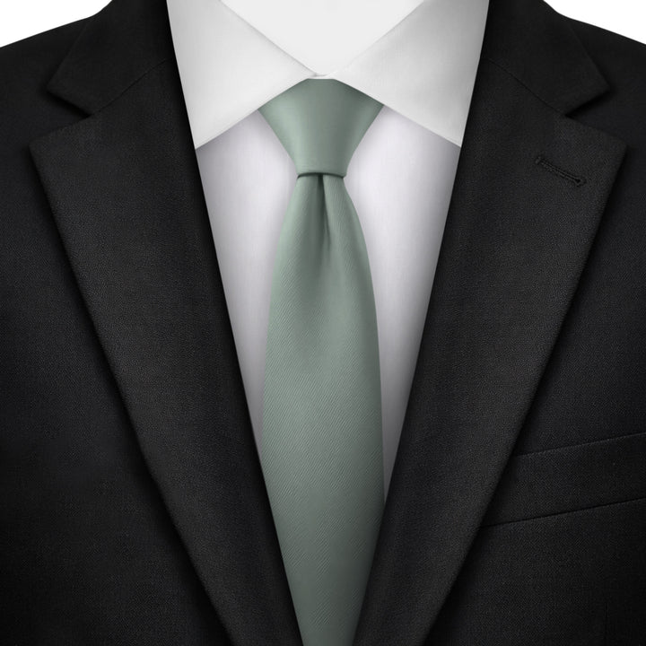 Solid Skinny Tie - Dusty Sage