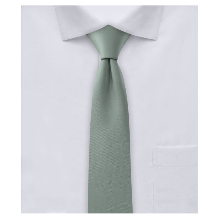 Solid Skinny Tie - Dusty Sage