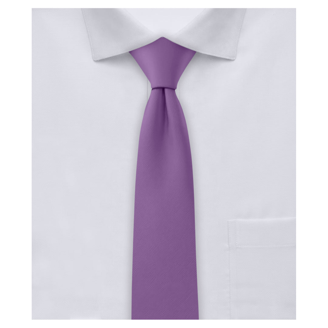 Solid Skinny Tie - Wisteria